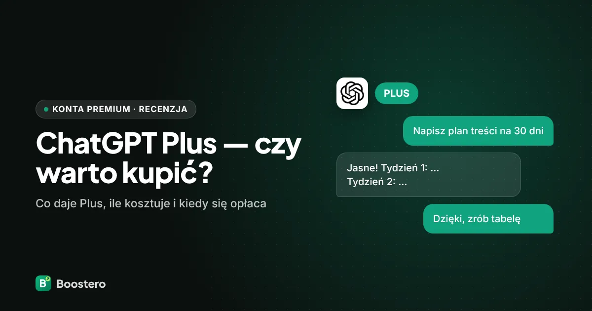 Okładka: ChatGPT Plus tanio — czy warto kupić konto premium?