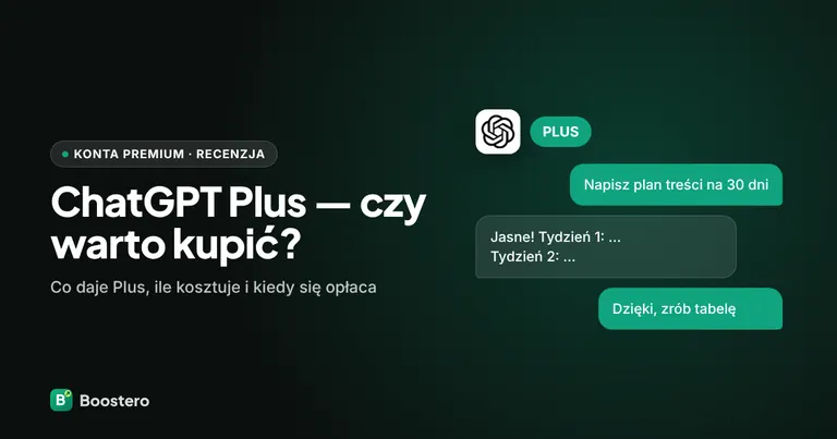 Okładka: ChatGPT Plus tanio — czy warto kupić konto premium?