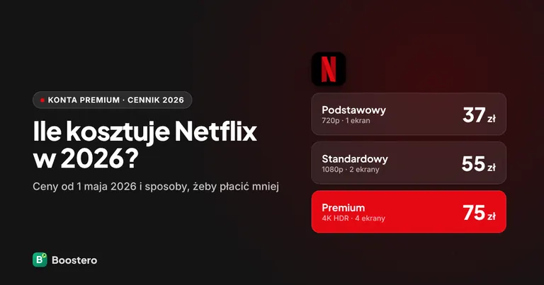 Okładka: Netflix cena 2026 — ile kosztuje abonament w Polsce i jak płacić mniej